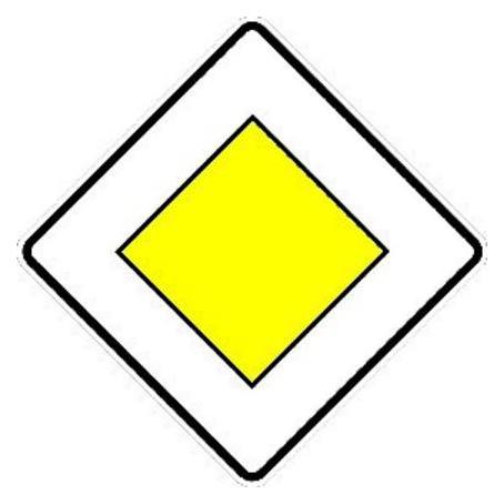 Magni VKZ.306, 600x600mm Vorfahrtstrasse RAL-Gütezeichen Folie RA1 (80067567)