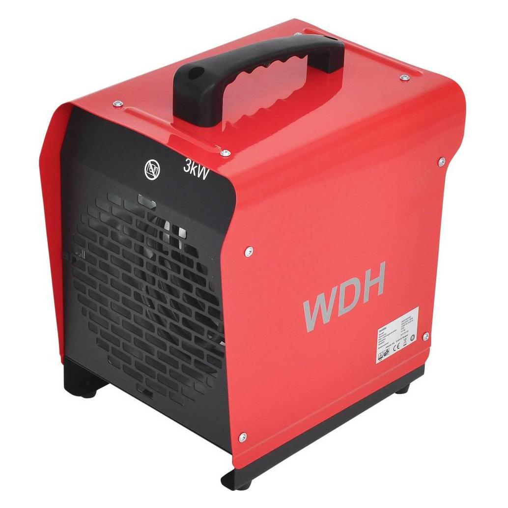 WDH WDH-BGP03 Heizlüfter WDH-BGP03 Rot/Schwarz (3000 W) (WDH-BGP03)
