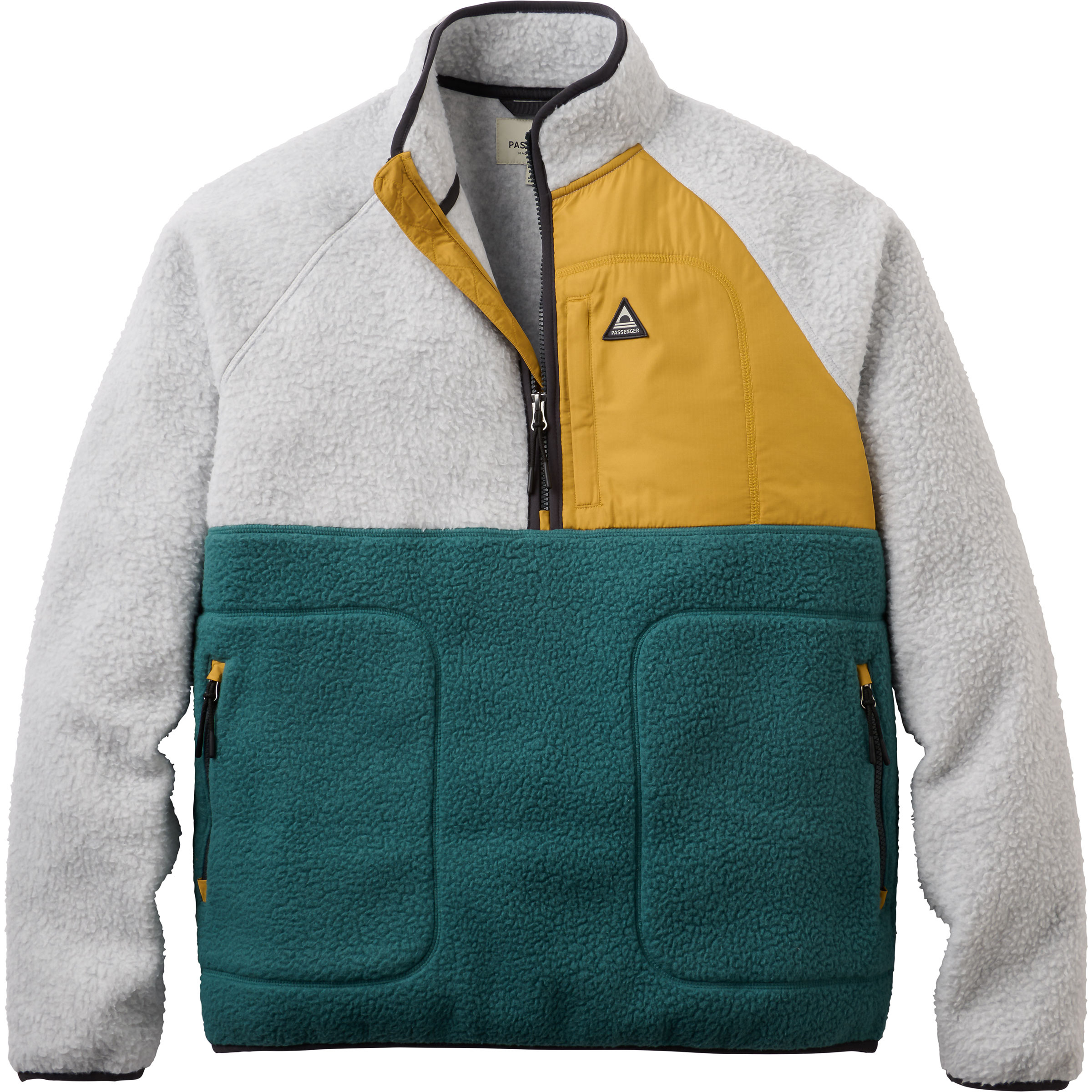 Passenger Offgrid 2.0 1/2 Zip Herren Pullover grau Größe XL Lifestyle