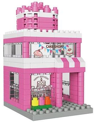 Inspired Finds Mini City Street View 3D Building Block Set cake Shop