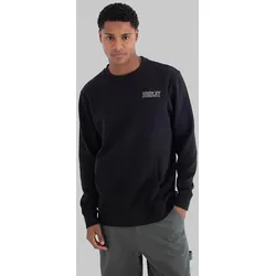 Hurley Fleece Top Printing Press Species Crew Sweater black Gr. M