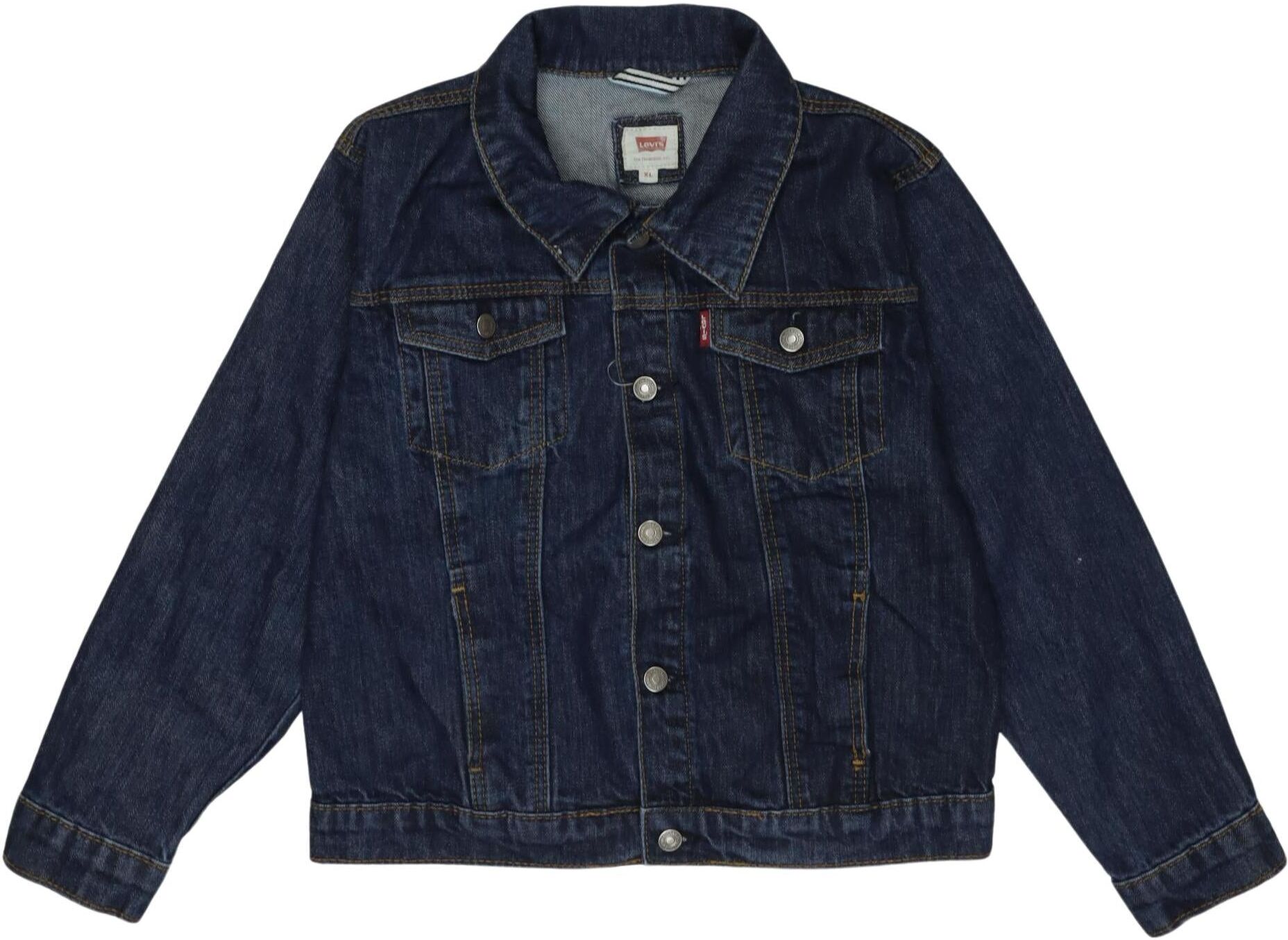 Levis Jungen Jacke oder Mantel, Marineblau, Gr. XL, Elasthan / Baumwolle - Second Hand
