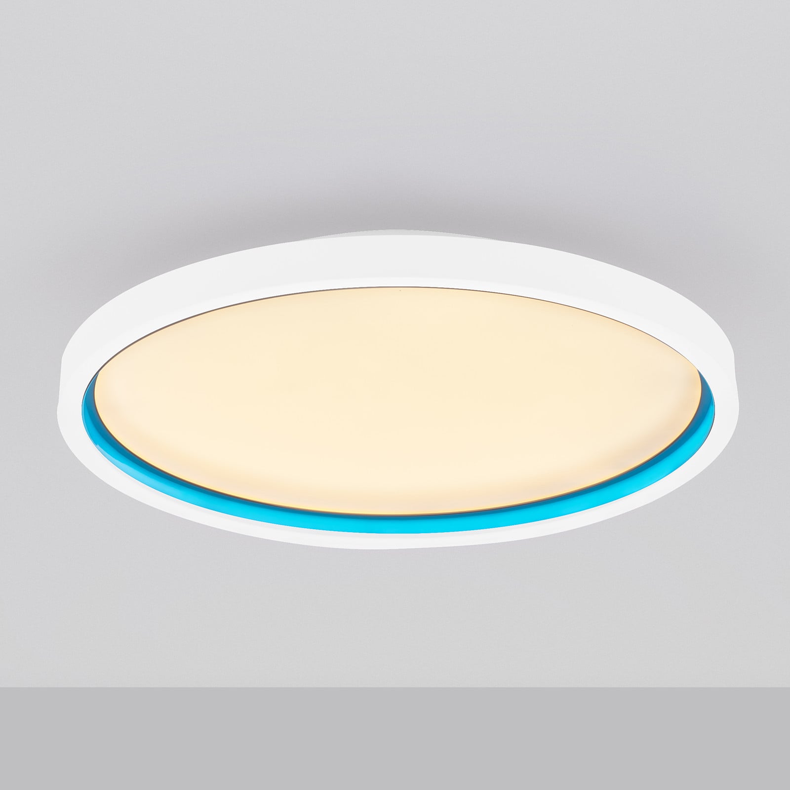 Lyora Plafondlamp Chet met RGB functie wit Ø 39 cm