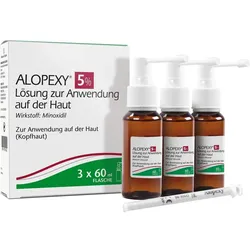 Alopexy 5% Lösung Zur Anwendung Auf der Haut 180 ML