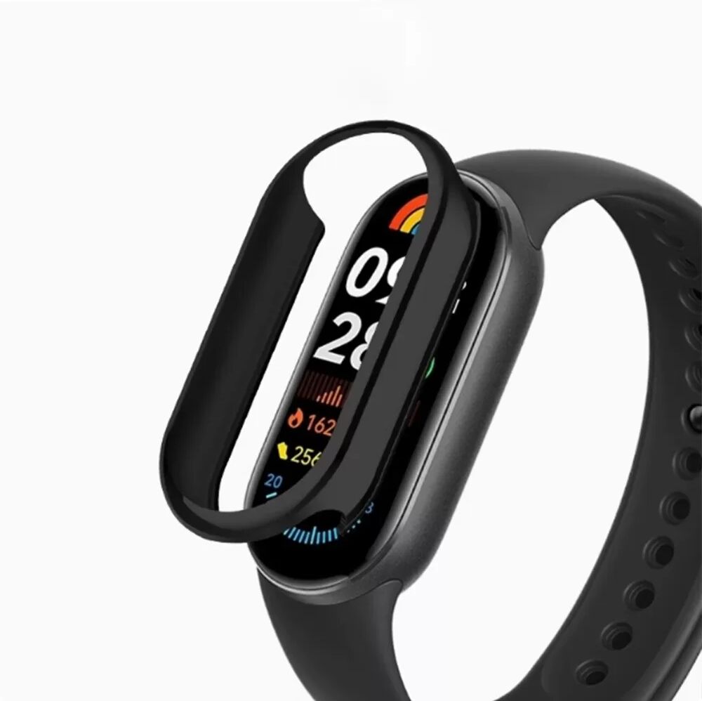 INF Boîtier Noir Compatible avec Xiaomi Band 10 - Protection Semi-Enveloppante en PC