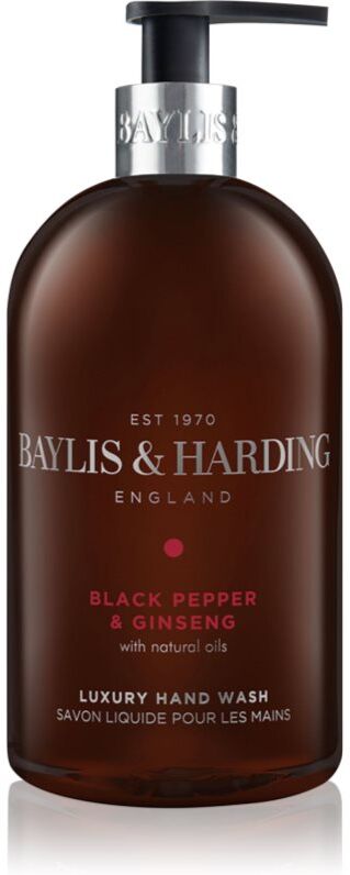 Baylis & Harding Black Pepper & Ginseng flüssige Seife für die Hände 500 ml