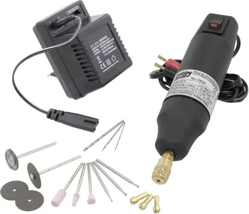 Donau Elektronik 0500V1 Multifunktionswerkzeug mit Zubehör 18teilig 45W