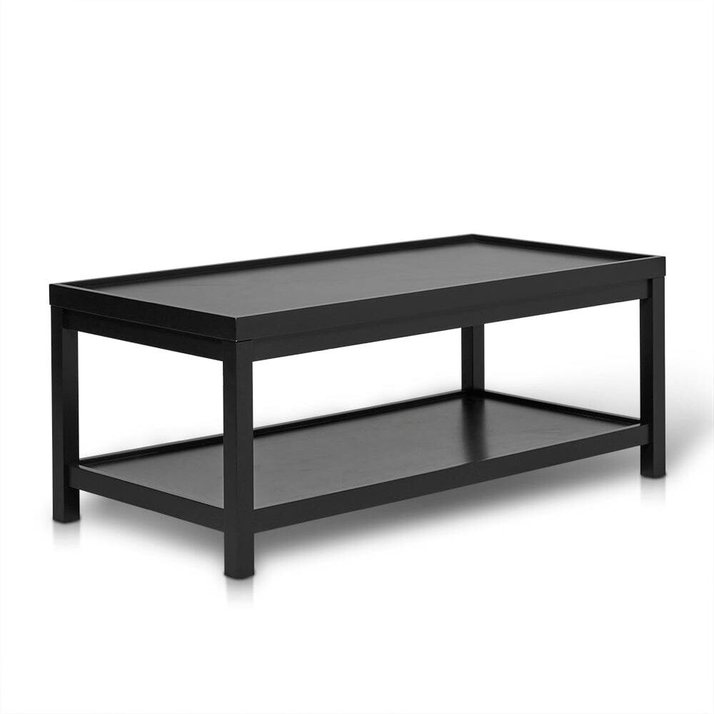 ClassicLiving Adelphi Coffee Table with Storage Black 44cm H X 110cm W X 55cm D