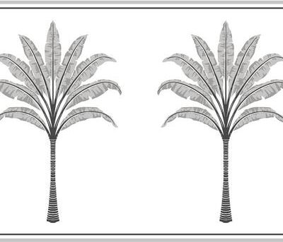 Harry & Grace Montgomery Palm Peel and Stick Wallpaper Border