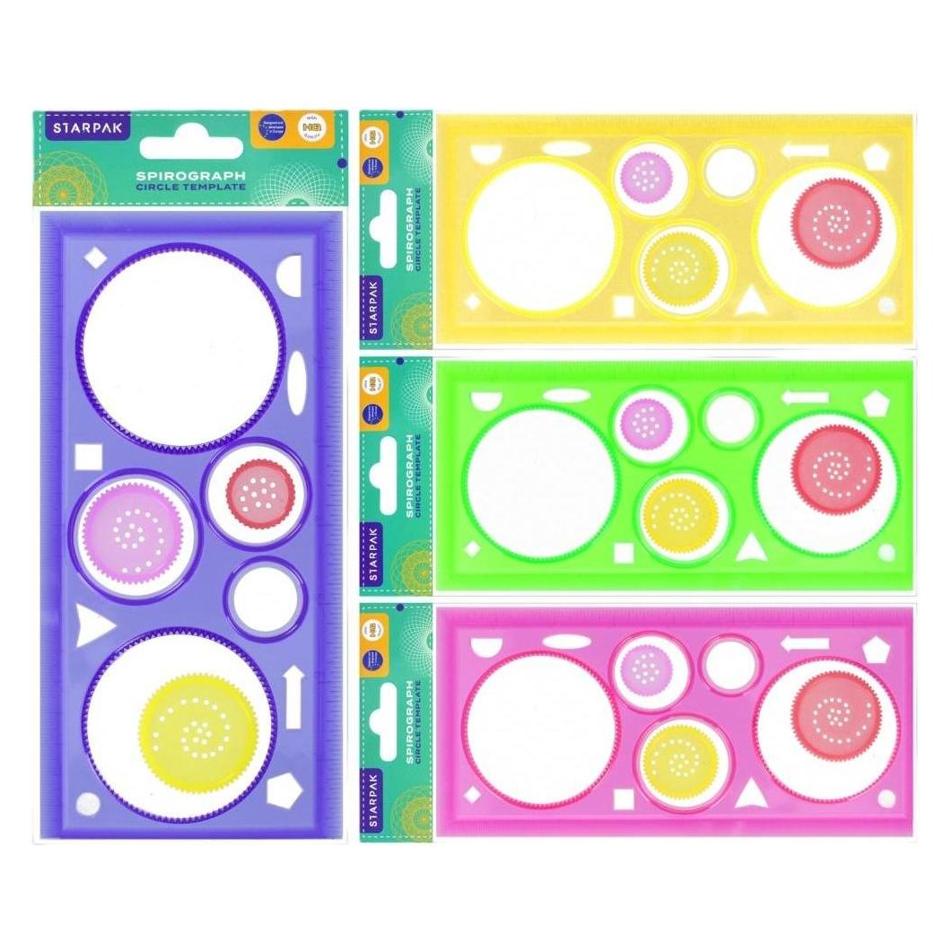 Starpak Spirograph - kreisförmige Zeichnungsvorlagenmischung (41939064)