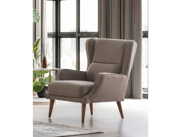 JVmoebel Sessel Bequemer grauer Sessel im modernen Design für stilvolles Wohnen (1-St), Made in Europe