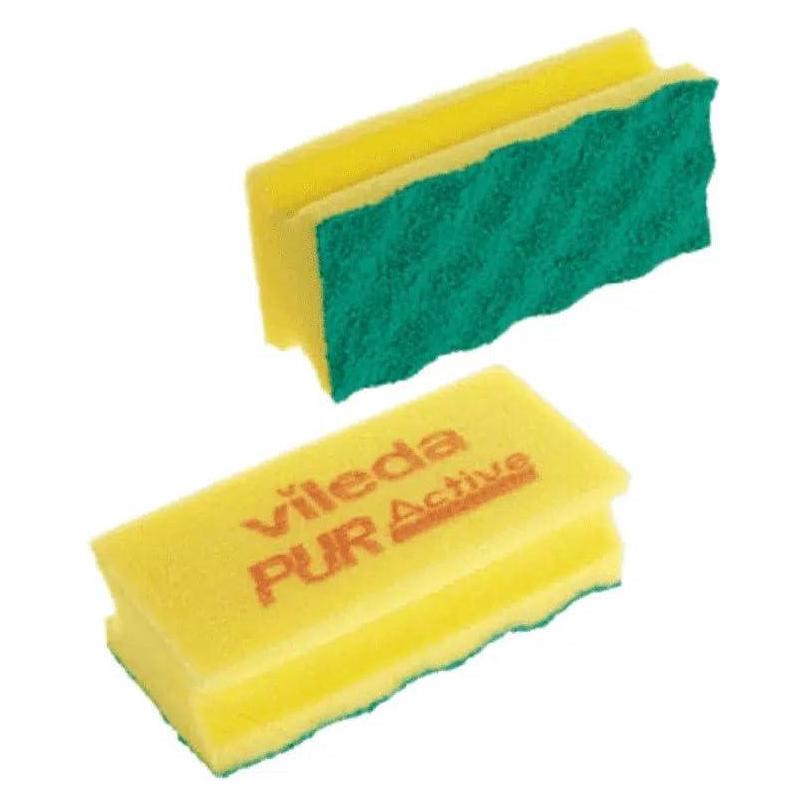 Vileda PUR Active Schwamm Profi gelb 10Stück (10 Stk.) (3090099)