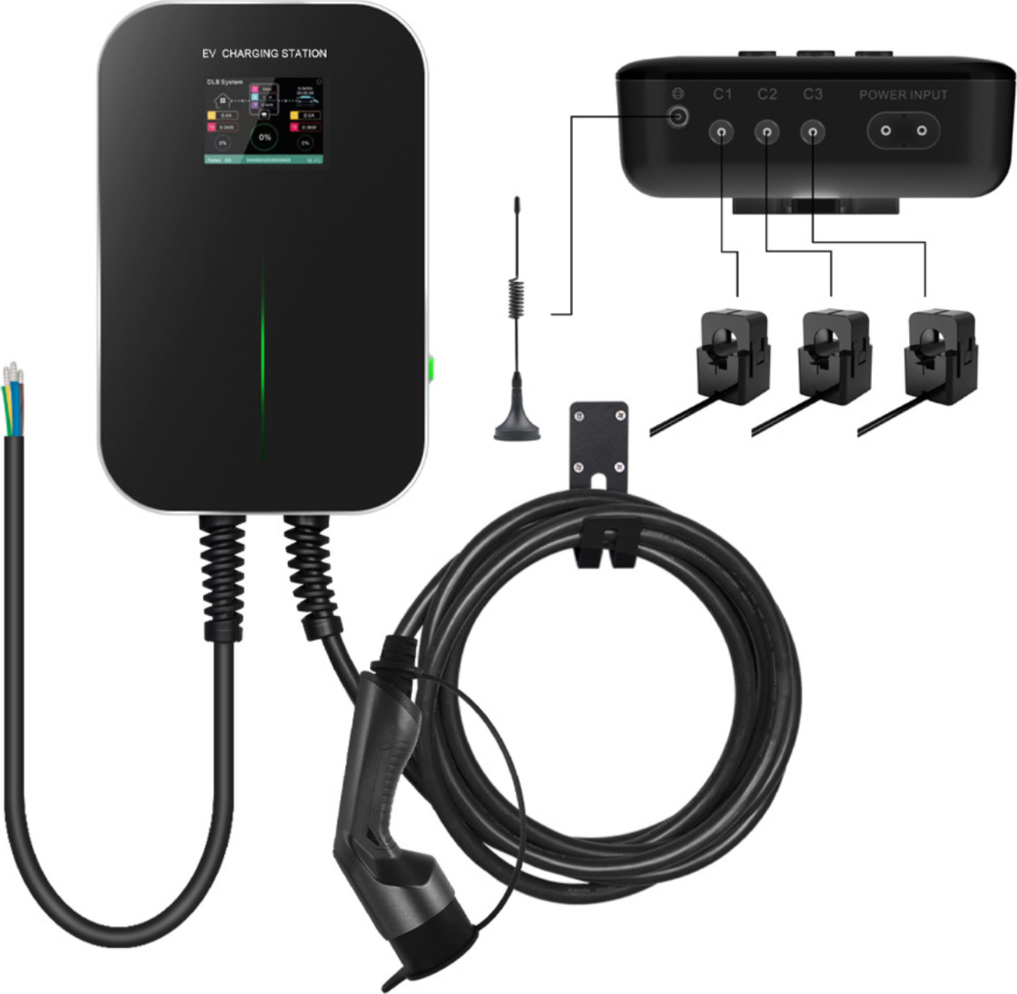 Besen Pro 11 kW mit dynamischem Lastausgleich - Mit App - 5 Meter Ladekabel Typ 2