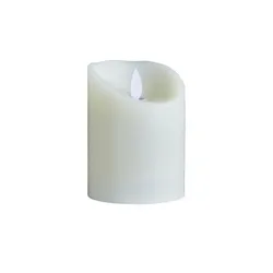 LED Kerze   , creme , Wachs,Plastik , Maße (cm): H: 10  Ø: 7.5