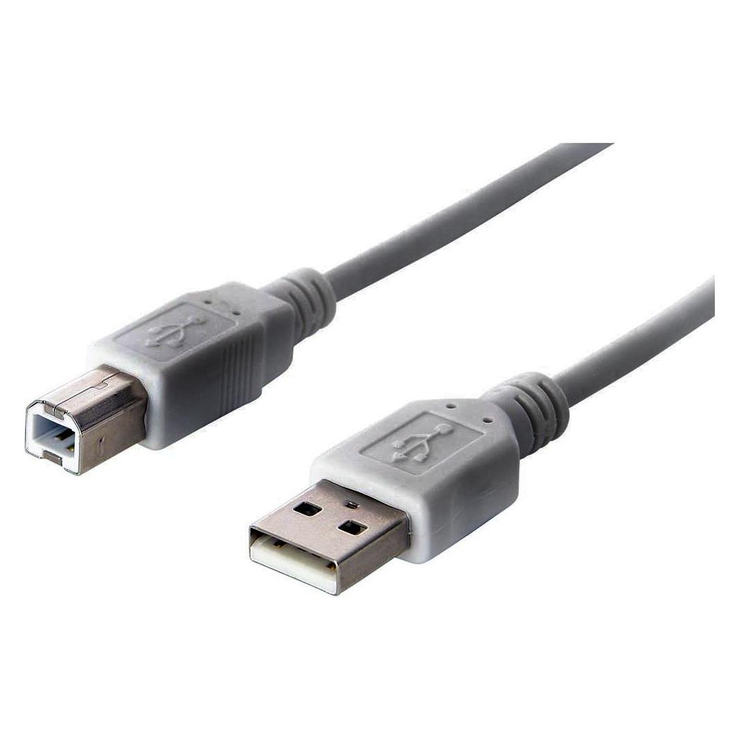 Wirewin Verbindungskabel 480 Mbps (5 m, USB 2.0) (USB A-B MM 5.0 GR)