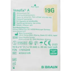 Venofix A Venenpunktionsb.19 G 1,1x19mm 1 St