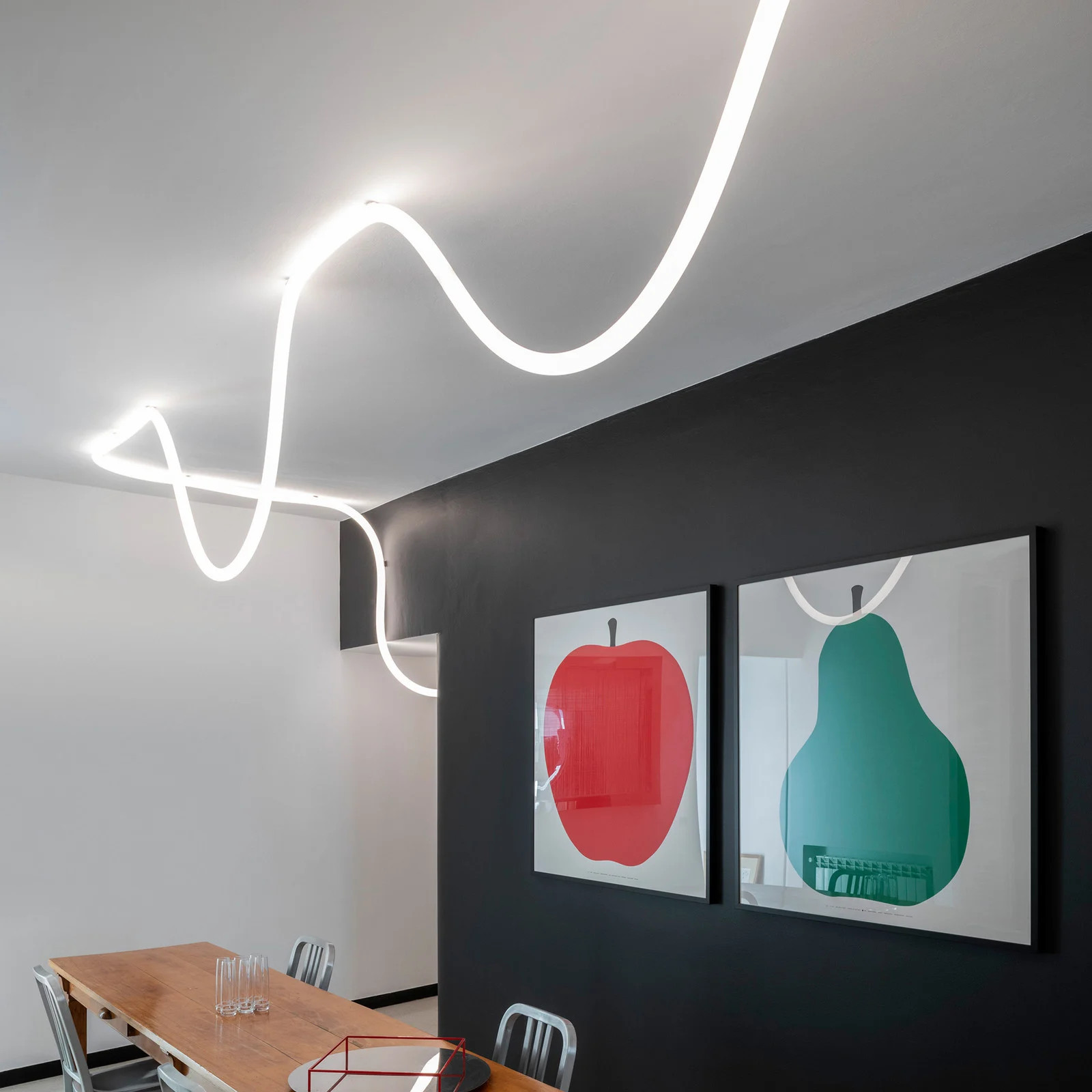 Artemide La linea LED lichtslang, 5 meter, kunststof