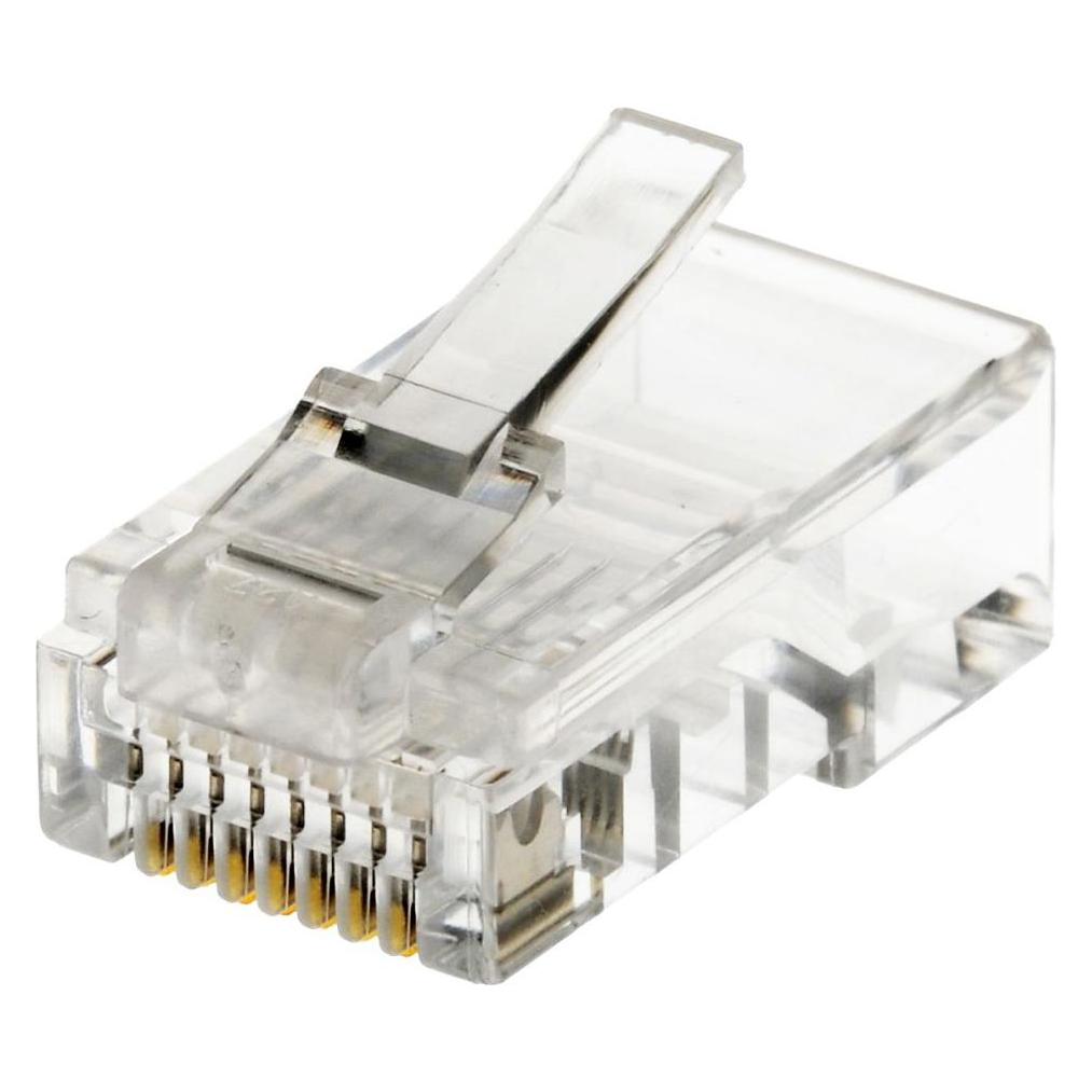 S-Conn 8/8 RJ45 Kabel Anschluss (kristallklar) (72051-)