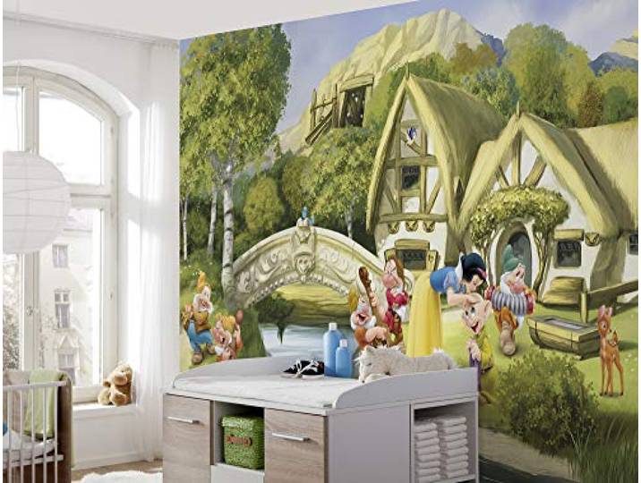 Komar Photo Murale sur Papier\, 368cm x 254cm\, Disney Snowwithe