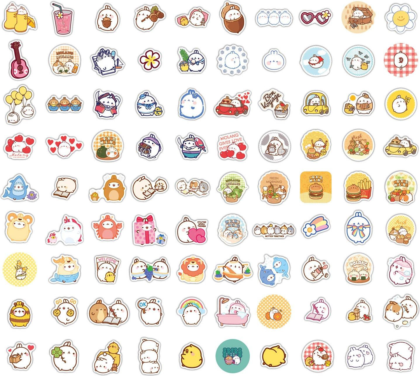 Sakami Merchandise Molang Stickerpakket Zoete Momenten