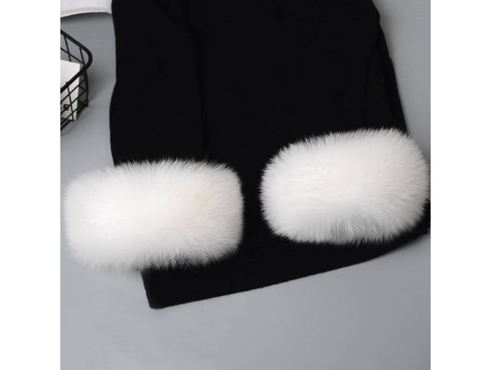New Arrive Real Fox Fur Cuffs Winter Luxury Fur Arm Wrist Women Furry Fur Sleeve Ladies Bracelet Male Fur Wristband Wrist Warmer