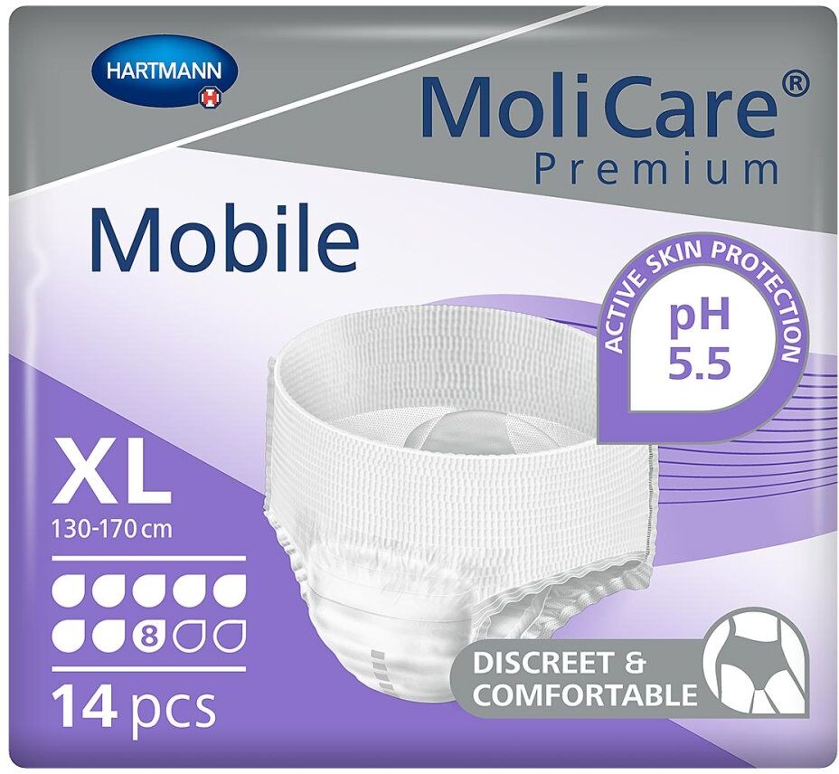Molicare Premium Mobile 8 Tropfen Größe xl 14stk