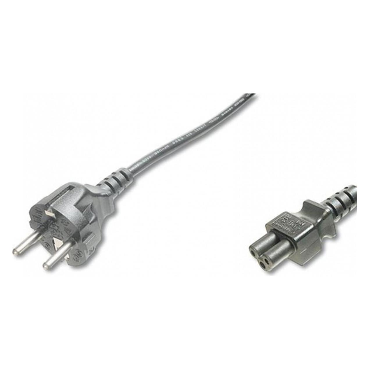Digitus ASSMANN Netzanschlusskabel CEE 7/7 (Typ-F) - C5 St/Bu 0 75m H05VV-F3G 0.75qmm sw (0.75 m) (AK-440115-008-S)