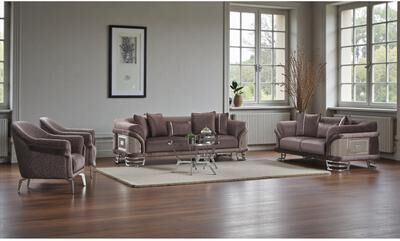 Furnia Cove 4 Pieces Living Room Sets 2 Sofa 2 Chair