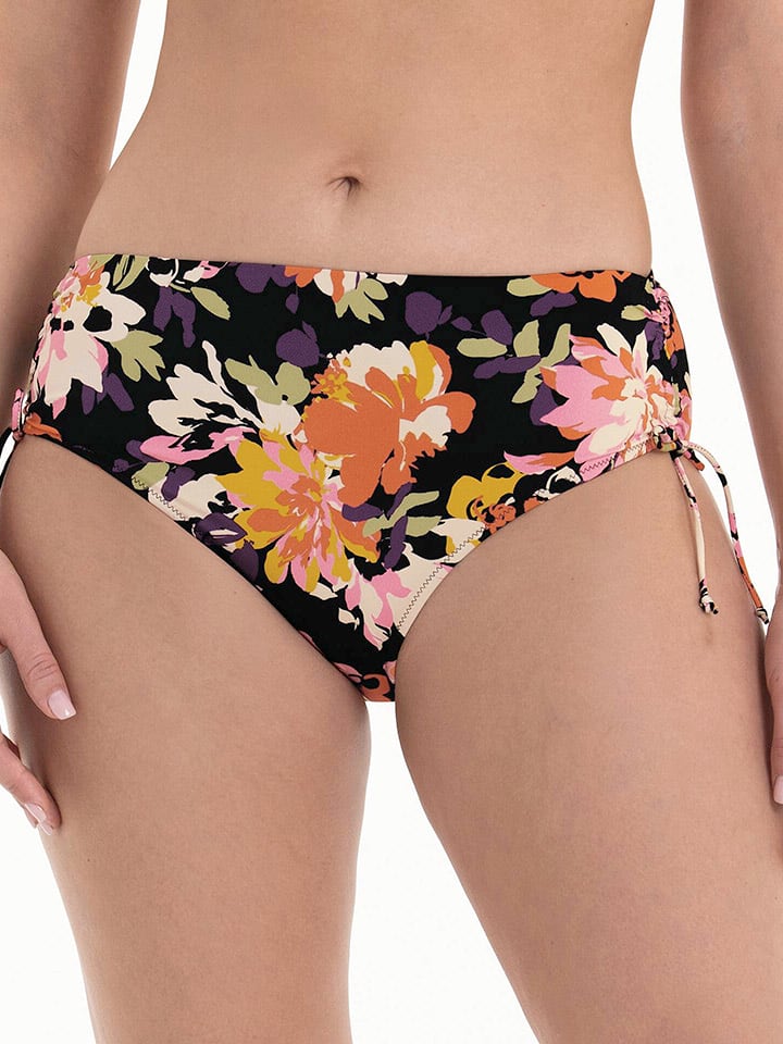 Anita Bikini-Hose in Schwarz/ Bunt - 40