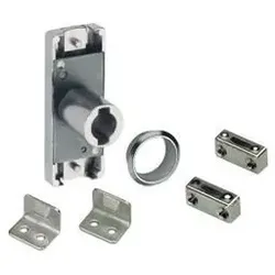 Möbel- Zylinderschubstangenschloss-Set, Prestige 2000 77892, Metall vernickelt