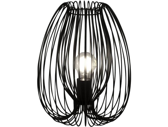 Tischlampe Aruna schwarz Metall H 31 cm