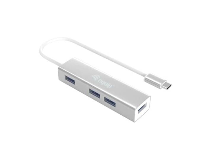 Equip 128958 USB-C AUF-USB 3.0-HUBS MET 4 poorten