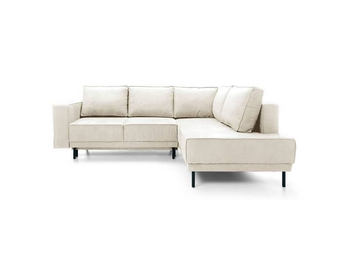 ECKSOFA Rodario Hellbeige Velours