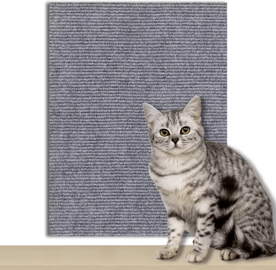 Inspire Curations ScratchGuard DIY Cat Scratch Mat For Sofa & Wall Protection grey 30x100cm