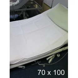 Medi-Inn Bettschutzauflage mit PU-Membran, weiß 70 x 100 cm
