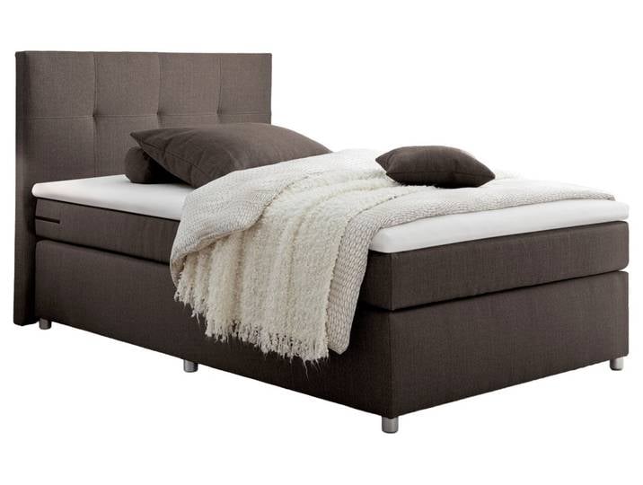 Esposa Boxspringbett MANOLO, Stone, Stoff