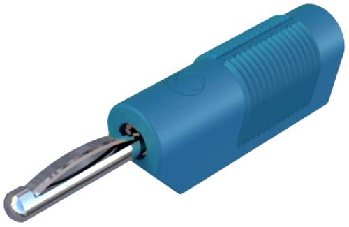 Hirschmann Test & Measurement VSB 20 Bananenstecker Stecker, gerade Stift-Ø: 4mm Blau