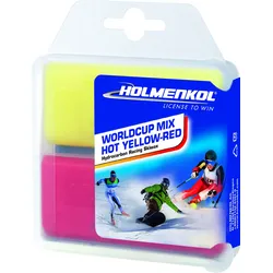 Holmenkol Worldcup Mix HOT Yellow-Red - Skiwax -