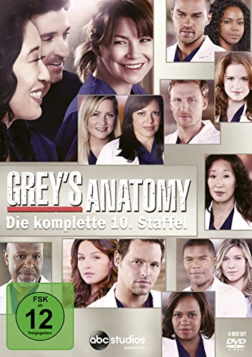 Peter Horton - Grey's Anatomy - Die komplette zehnte Staffel [6 DVDs] - Preis vom 09.10.2026 07:28:09 h