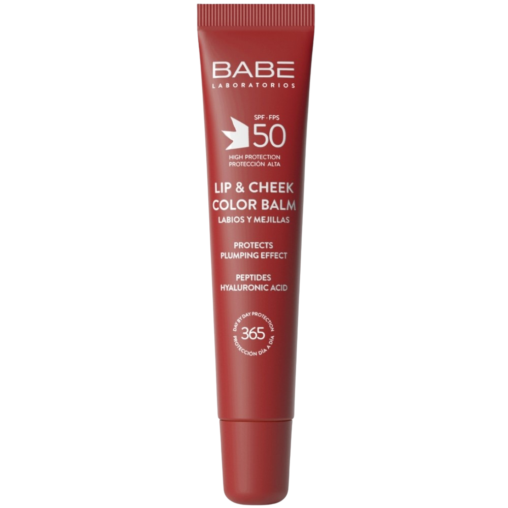Babé Lip and Cheek Color Balm SPF50 Plumping Effect 20mL Cherry SPF50