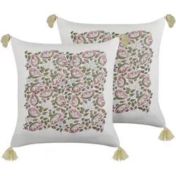 DEKOKISSEN 2er-Set Bunt 45/45 cm Carissa