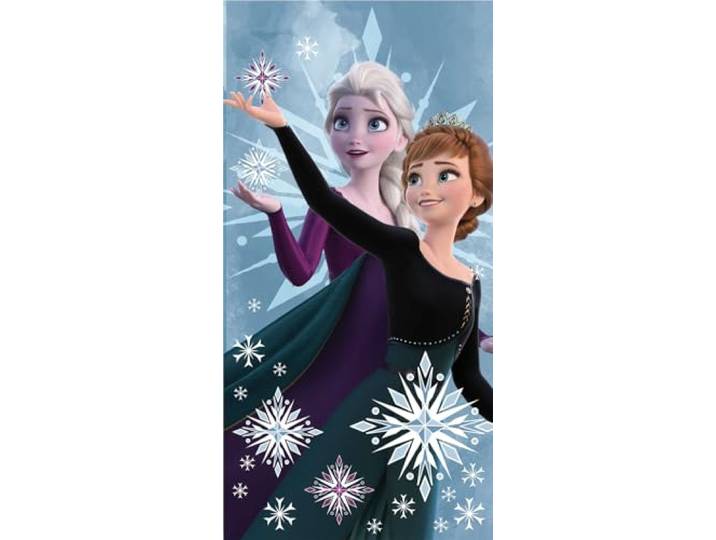 Jerry Fabrics Anna ELSA Frozen badhanddoek handdoek 70 x 140 cm