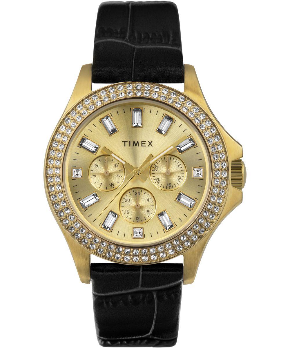 Timex Kaia Dames Zwarte Horloge TW2W10900