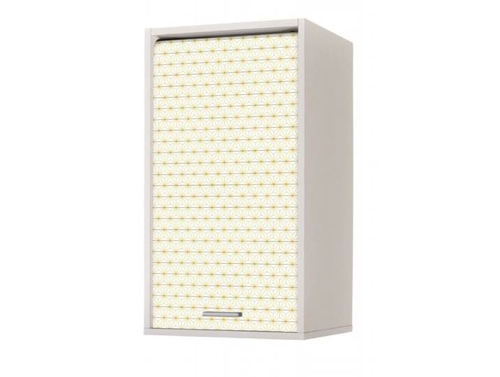 Meuble de Cuisine - Ciel étoilé jaune - 40x72 cm - Blanc - Éco-conçu - Fabrication Française