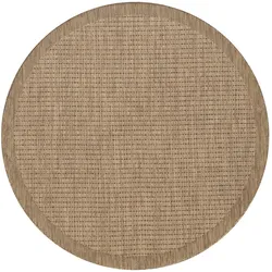 Outdoorteppich Giza Braun Ø ca. 160cm
