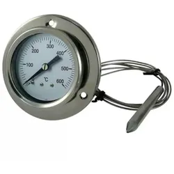 Giemme Spoleto – Professionelles Ofen- und Grillthermometer aus Edelstahl 0–600 °C