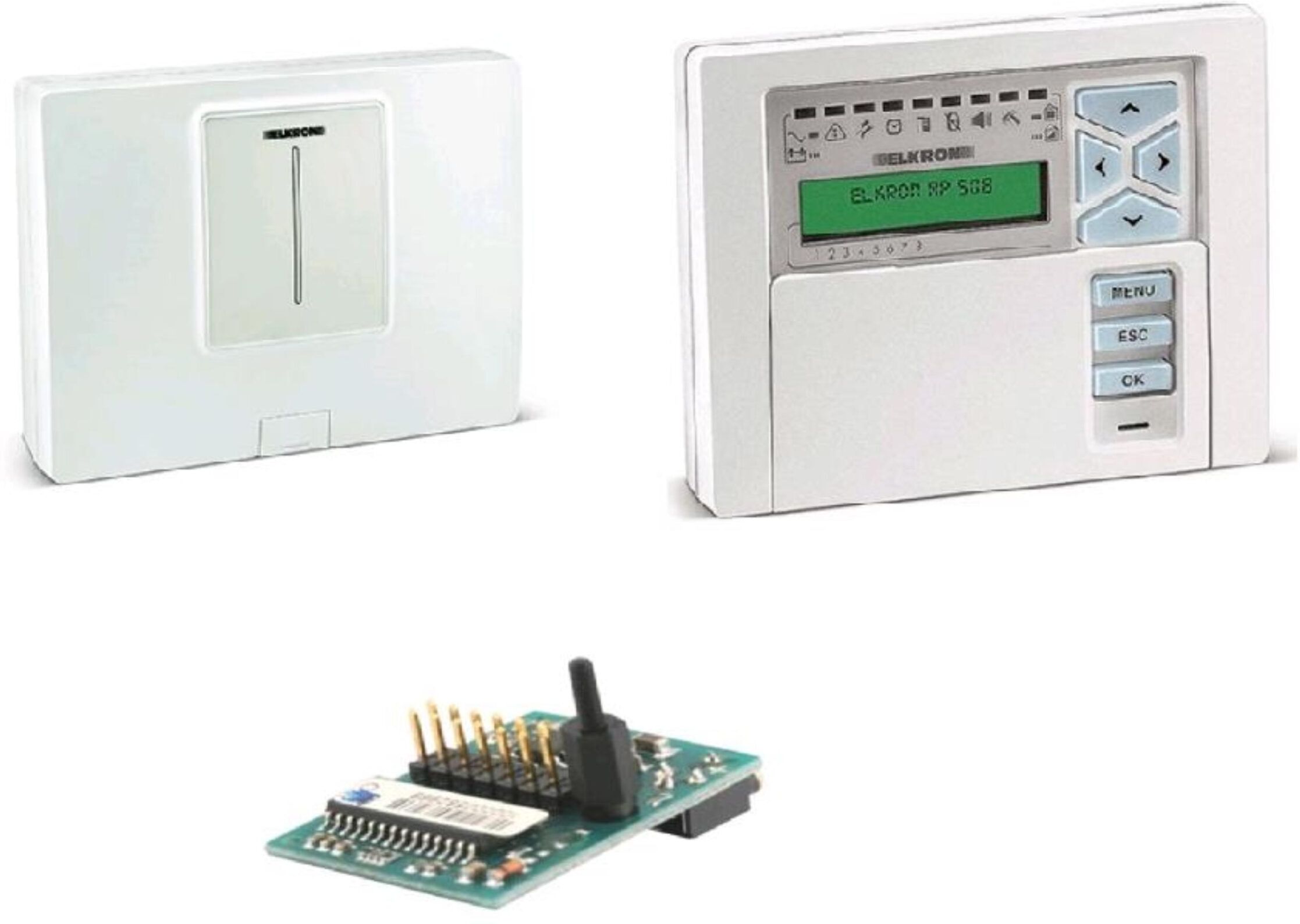 Elkron kit centrale MP504TG-CP + KP500D + SV504