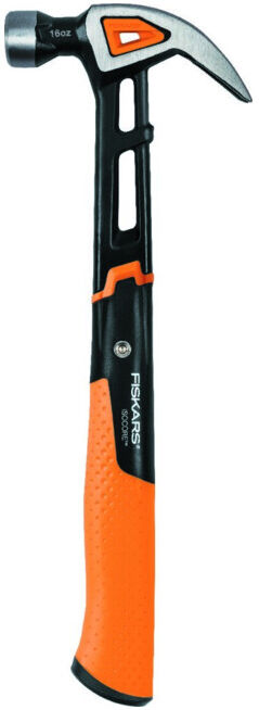 Fiskars Marteau de charpentier M courbé 16/13,5 IsoCore (1027202)