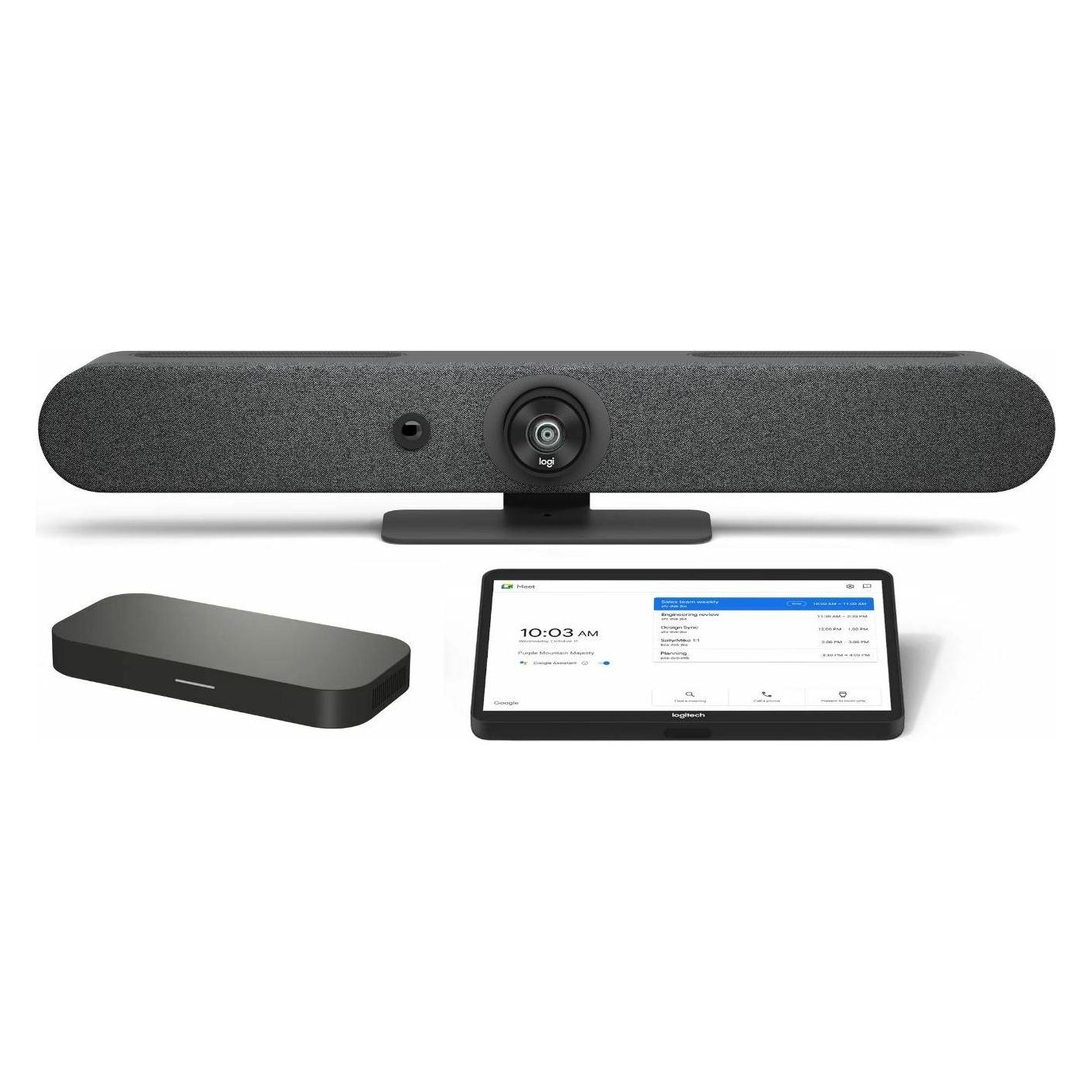Logitech Small Room with TAP+Rally Bar Mini for Google Meet (TAPRMGGGLCTL2)