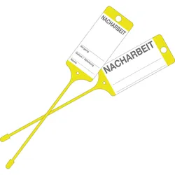 Eichner Warenanhänger 9219-00771 Nacharbeit gelb 100 Stück